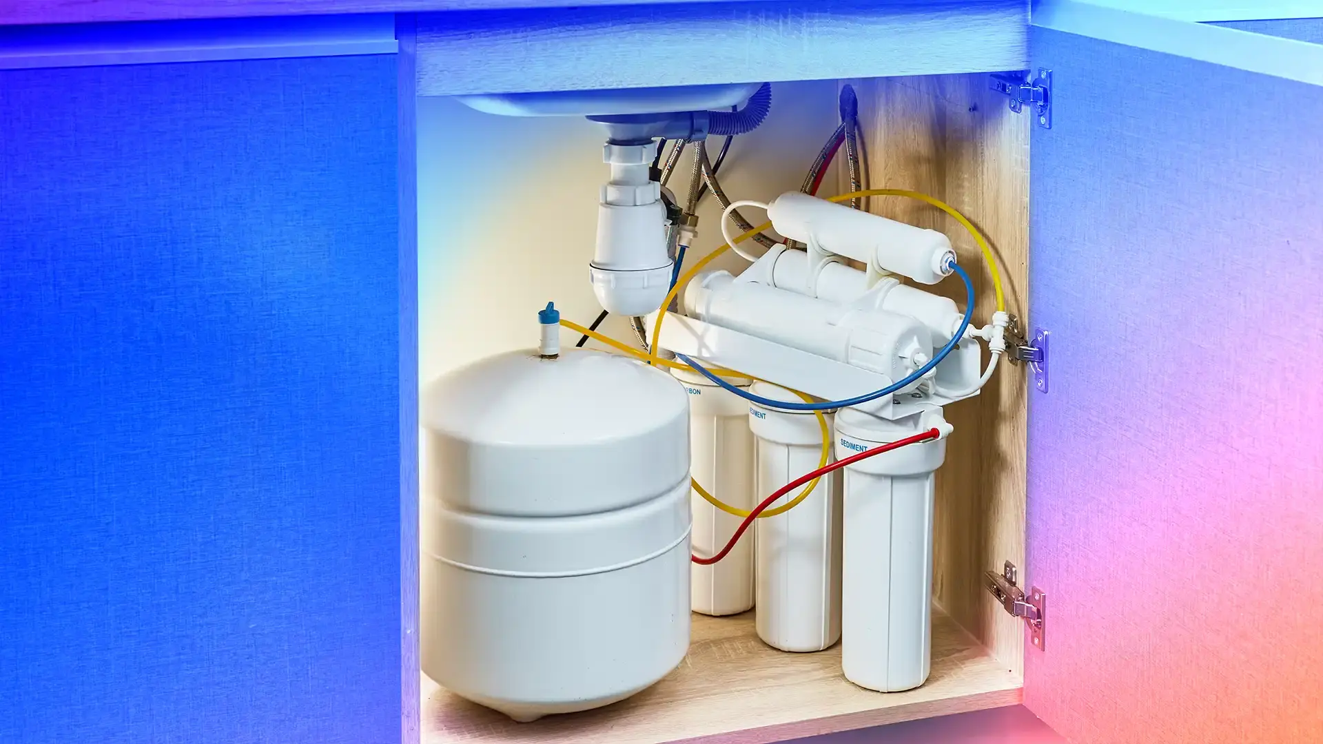under sink whole home water filtration system