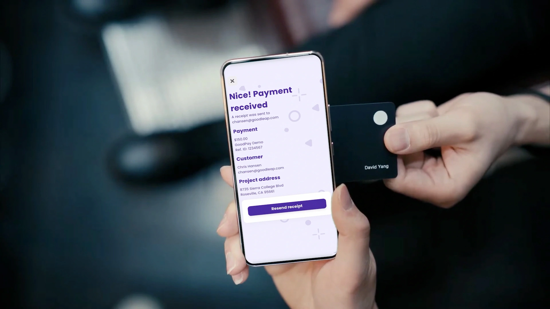 Tap to Pay Payments Screen