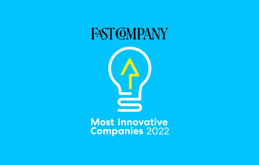 Fast Company Most Innovative Companies 2022 award logo.